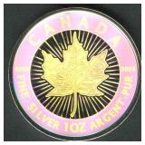 2003 Canada $5 Maple Leaf Hologram .999 Silver