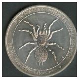2015 Australia $1 Funnel-Web Spider .999 Silver