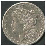 1887-S Morgan Silver Dollar