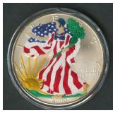 2000 ASE Silver Eagle Colorized