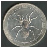 2015 Australia $1 Funnel-Web Spider .999 Silver