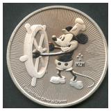 2017 Niue $2 Mickey Mouse .999 Silver 1 ozt