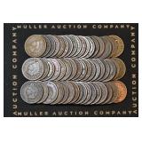 Roll of Mixed 1800's Indian Head Cents
