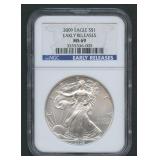 2009 ASE Silver Eagle NGC MS69