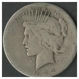 1922-S Peace Silver Dollar
