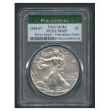 2020-(P) ASE Silver Eagle PCGS MS 69