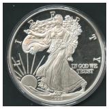 1993 ASE Silver Eagle Round .999 Silver 12 ozt