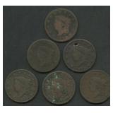 6- 1819 Coronet Head Large Cents