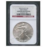 2006 ASE Silver Eagle NGC Gem Uncirculated