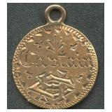 Gold Dollar .800 Love Token Jewelry Mount