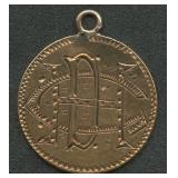 Gold Dollar .900 Love Token Jewelry Mount