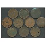 10- Mixed Large Cents