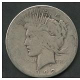 1922-S Peace Silver Dollar