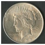 1922 Peace Silver Dollar