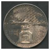 1980 Mexico Casa De Moneda .925 Silver Round
