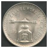 1979 Mexico Casa De Moneda .925 Silver Round