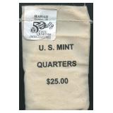 Sealed Mint Bag of 100-  2008-D Hawaii Quarters