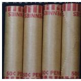 4- Rolls of 2009-D Lincol Cents Professional Life