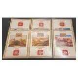 6- Historical Event Cards: Buffalo Nickel & Stamp