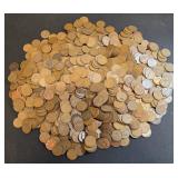1000 Mixed Dates mixed mints Wheat Cents
