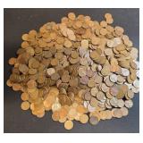 1000 Mixed Date Mixed Mints Wheat Cents