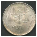 1980 Mexico Casa De Moneda .925 Silver Round