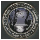 Four Queens Casino Token .999 Silver 1.5 ozt