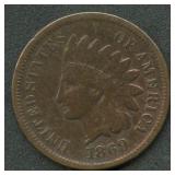 1869/69 Indian Head Cents