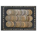 Roll of Mixed 1800's Indian Head Cents