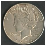 1934 Peace Silver Dollar