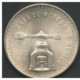 1979 Mexico Casa De Moneda .925 Silver Round