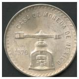 1979 Mexico Casa De Moneda .925 Silver Round