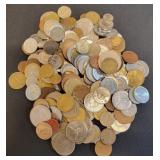 22.5 ozt Bag of Mixed Foreign Non-Silver Coins
