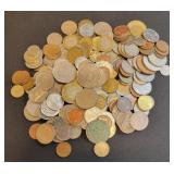 22.4 ozt Bag of Mixed Foreign Non-Silver Coins