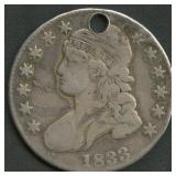 1833 Capped Bust Half Dollar