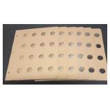 6- Cent & Nickel Blank Dansco Album Pages