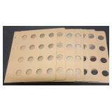 7- Blank Dansco Album Pages- Quarters