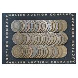 Roll of Mixed 1800's Indian Head Cents