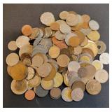 23.2 ozt Bag of Mixed Foreign Non-Silver Coins