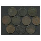 10- Mixed Large Cents