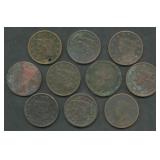 10- Mixed Large Cents