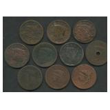 10- Mixed Large Cents