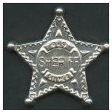 Monarch Sheriff Star .999 Silver Bar 5 ozt