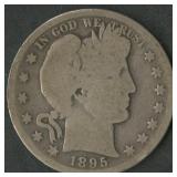 1895-S Liberty Head Barber Half Dollar