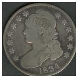 1834 Capped Bust Half Dollar