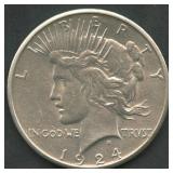 1924-S Peace Silver Dollar