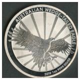 2019 Australia $1 Wedge-Tailed Eagle .999 Silver