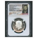 2014-S Silver Kennedy Half NGC SP70 Enhanced