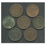 7- 1846 Braided Hair Large Cents