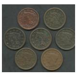 7- 1848 Braided Hair Large Cents